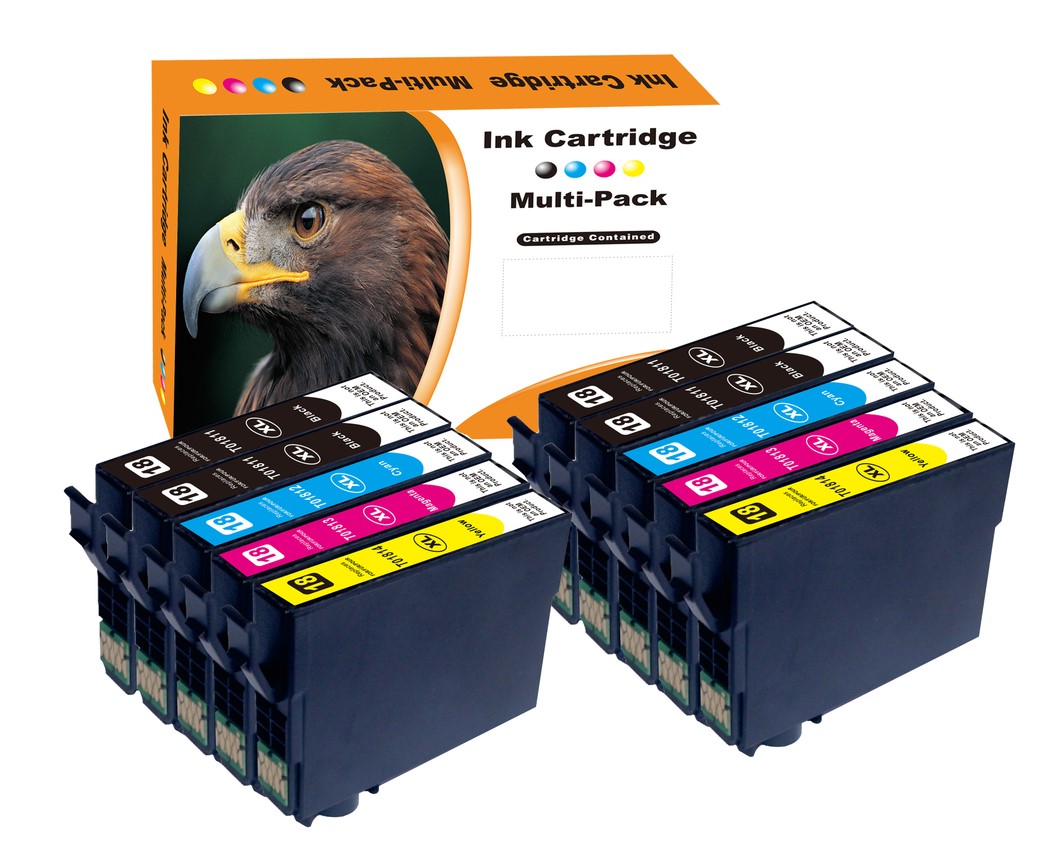 ΣΥΜΒΑΤΑ EPSON T18XL JUMBOSET BLACK T1811XL (x4) + CYAN T1812XL (x2) + MAG T1813XL (x2)+YELLOW T1814XL (x2) ΣΥΝΟΛΟ 10 ΤΕΜΑΧΙΑ