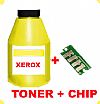TONER IN BOTTLE  & CHIP FOR XEROX 7400 YELLOW