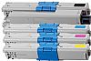 ΣΥΜΒΑΤΑ TONERS OKI C310, C330, C510, C530 BLACK+CYAN+MAGENTA+YELLOW MULTIPACK