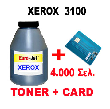 TONER in BOTTLE & CHIP XEROX Phaser 3100
