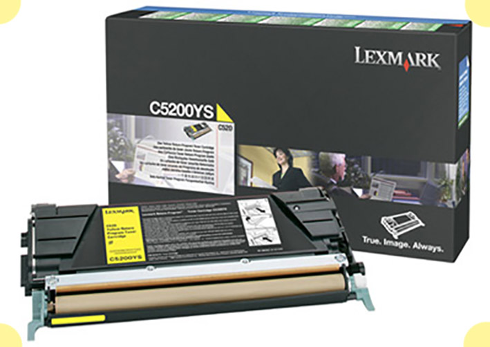 LEXMARK C5200YS YELLOW TONER  C520/C530 ORIGINAL