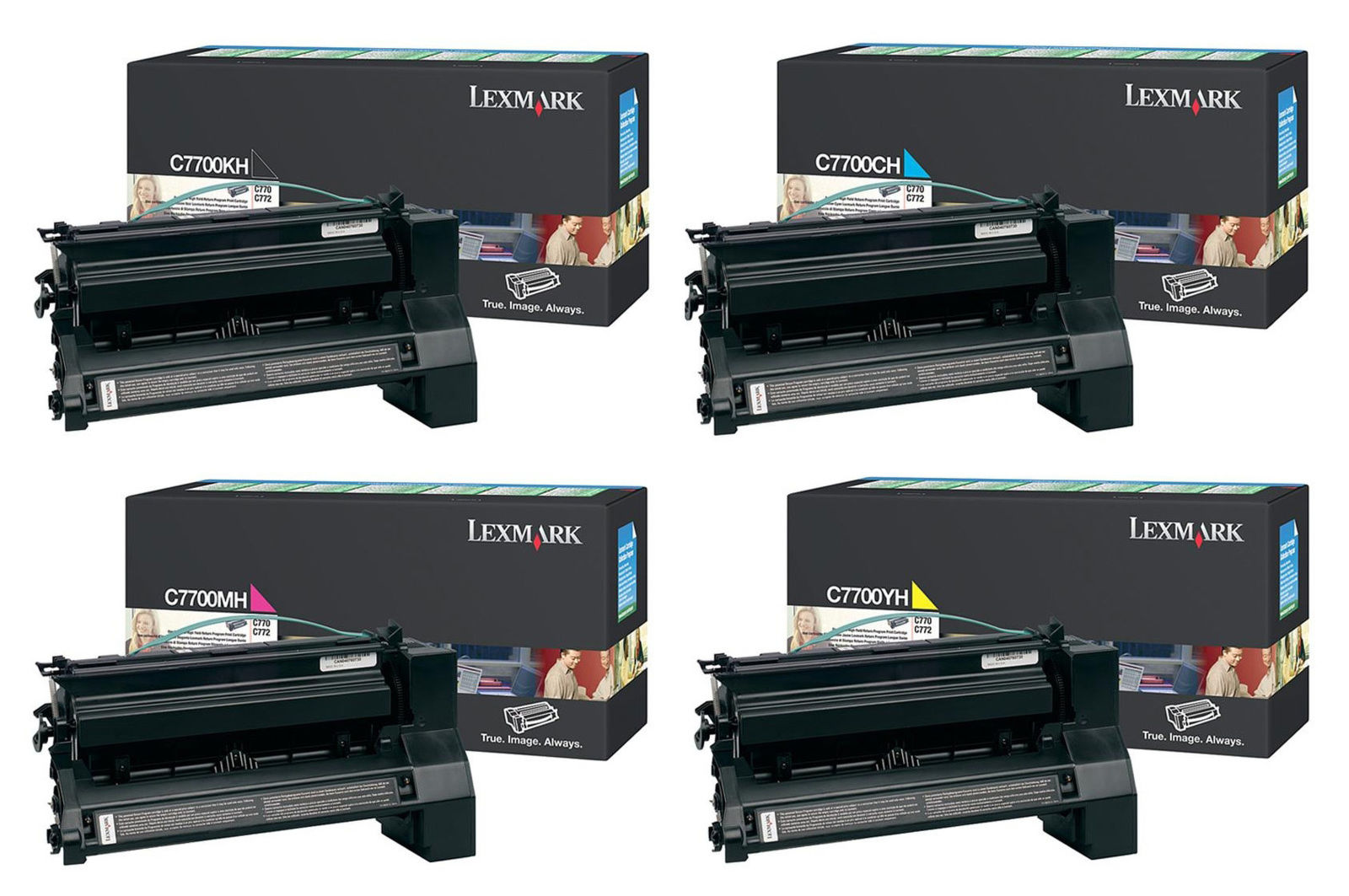 LEXMARK C7700  MULTIPACK TONER  C770/C772 ORIGINAL