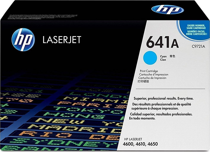 HP C9721A (641A) CYAN TONER 4600  ORIGINAL