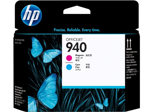 HP 940 Printhead Magenta & Cyan (C4901A) Original