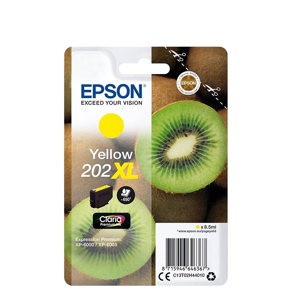 Epson Μελάνι Inkjet 202XL Yellow (C13T02H44010)