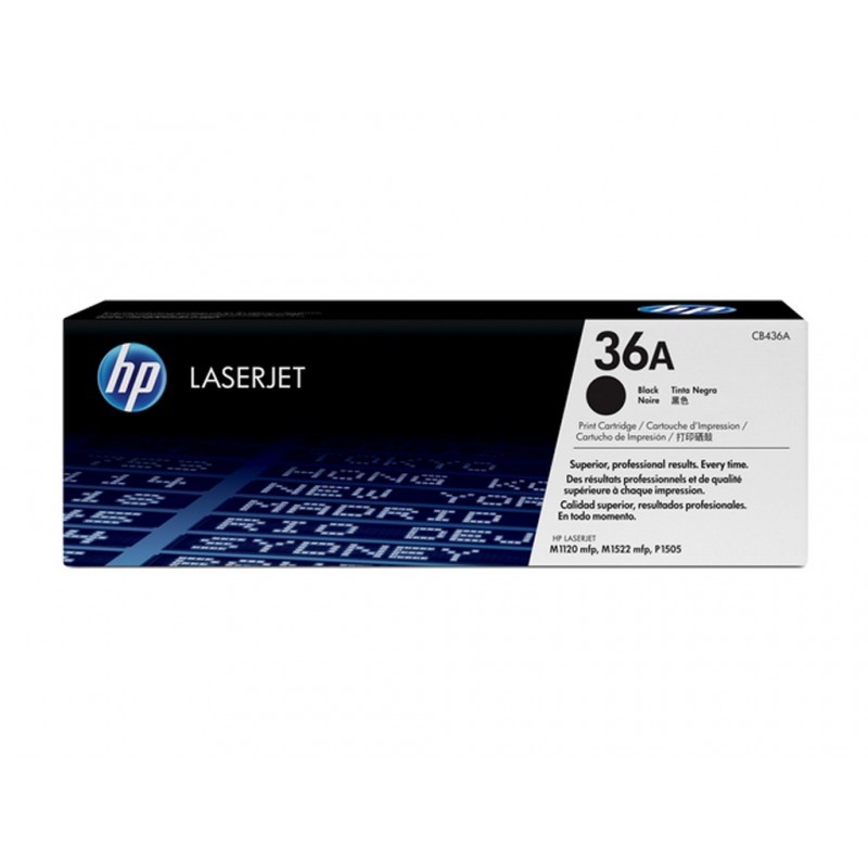 HP 36A Toner Μαύρο 2000 Σελίδων (CB436A) 