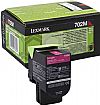 Lexmark 702HM Toner Laser Εκτυπωτή Ματζέντα Return Program 3000 Σελίδων (70C2HM0)