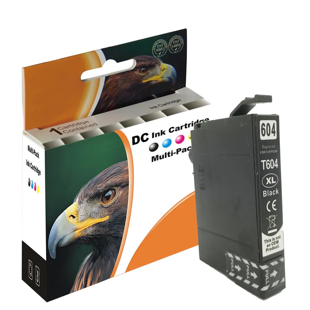 EPSON T604XL BLACK ΣΥΜΒΑΤΟ ΜΕΛΑΝΙ ХР-2200/ХР-2205/XP-3200/ ХР-3205/XP-4200/XP-4205/ WF-2910DWF/WF-2930DWF/ WF-2935DWF/WF-2950DWF