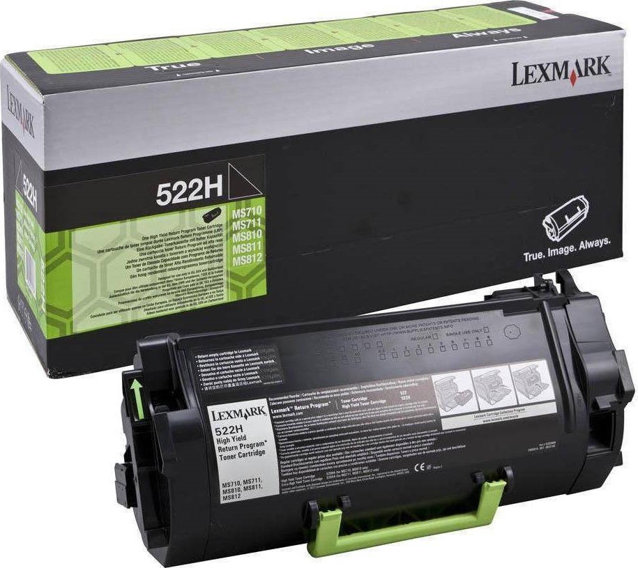 Toner Lexmark 522H Black 25000Pgs (52D2H00)
