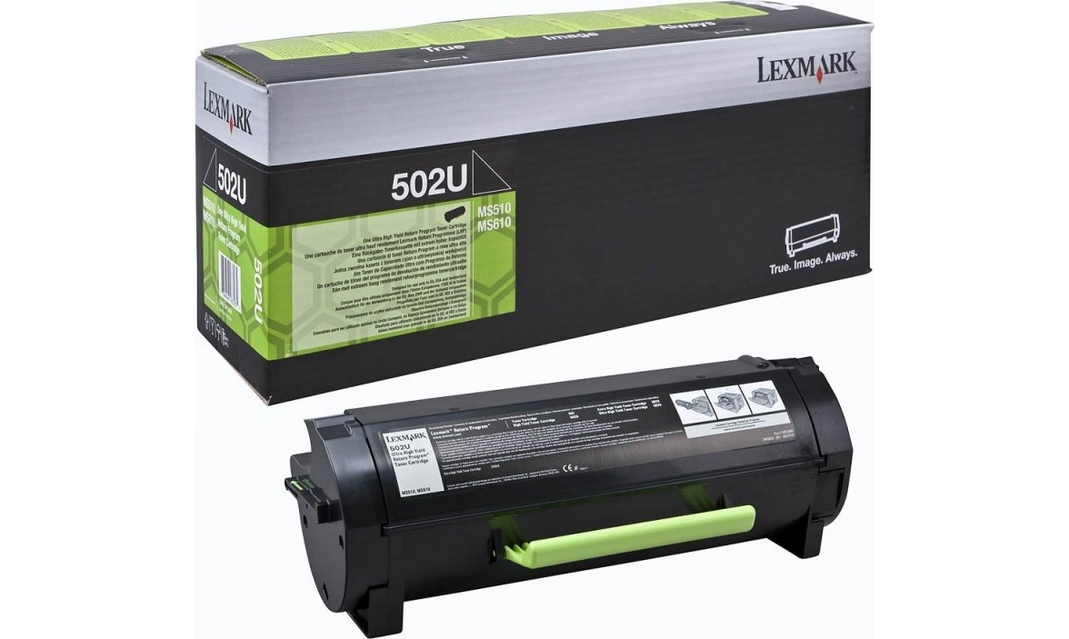 Lexmark 502U Toner Laser Εκτυπωτή Μαύρο High Yield 20000 Σελίδων (50F2U0E)