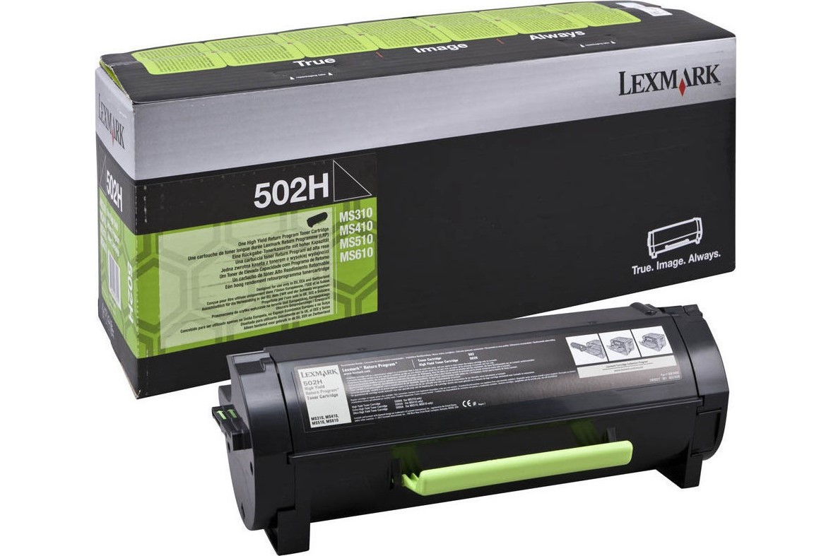 Lexmark 502H Toner Laser Εκτυπωτή Μαύρο High Yield 5000 Σελίδων (50F2H0E)