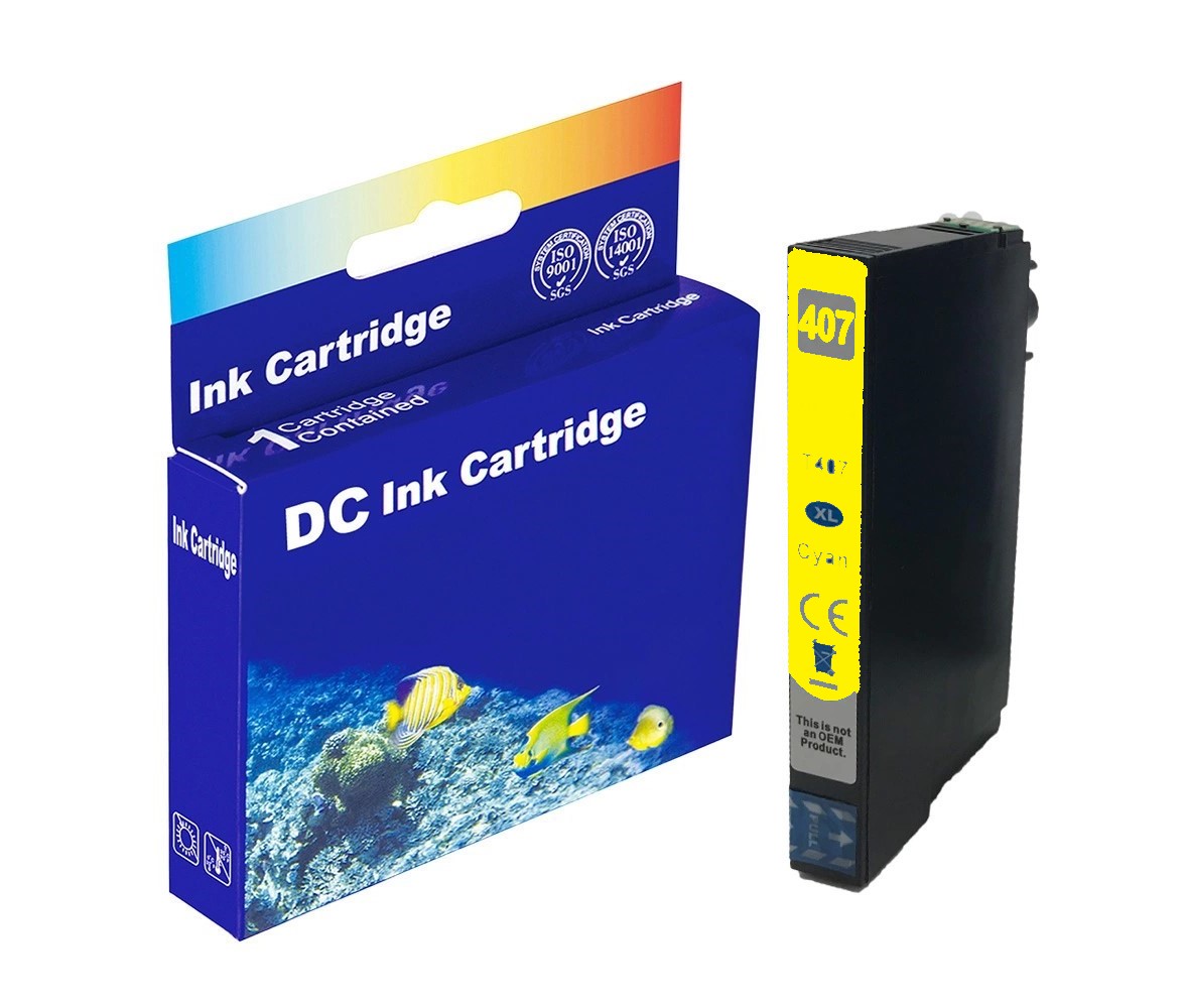 Συμβατό Μελάνι Epson 407XL Yellow (C13T07U440)
