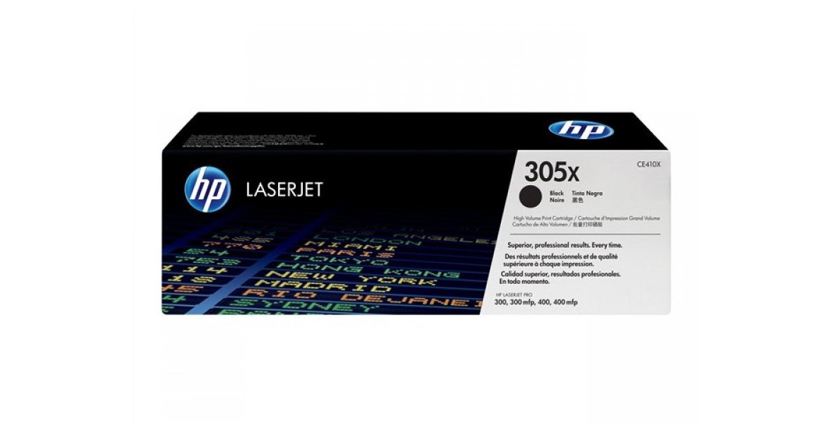 HP 305X Toner Laser Εκτυπωτή Μαύρο High Yield 4000 Σελίδων (CE410X)