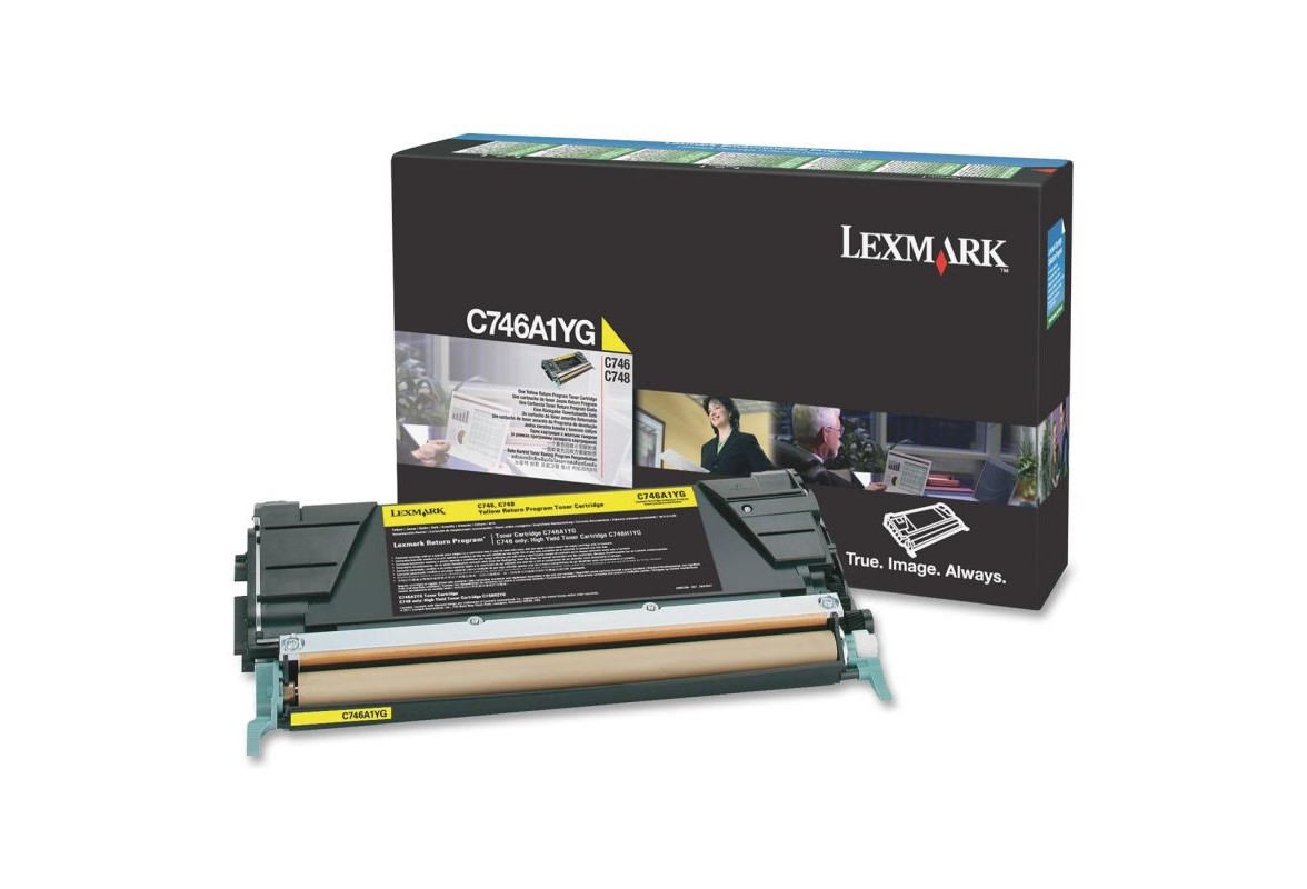 Lexmark C746A1YG Toner Laser Εκτυπωτή Κίτρινο Return Program 7000 Σελίδων