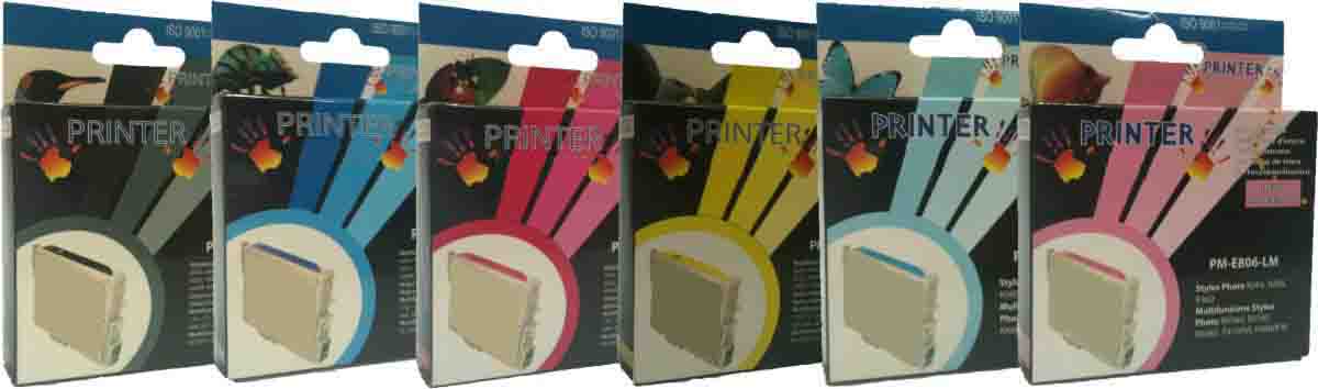 ΣΥΜΒΑΤΟ SET EPSON T0801-802-803-804-805-806 (6 τεμαχια)